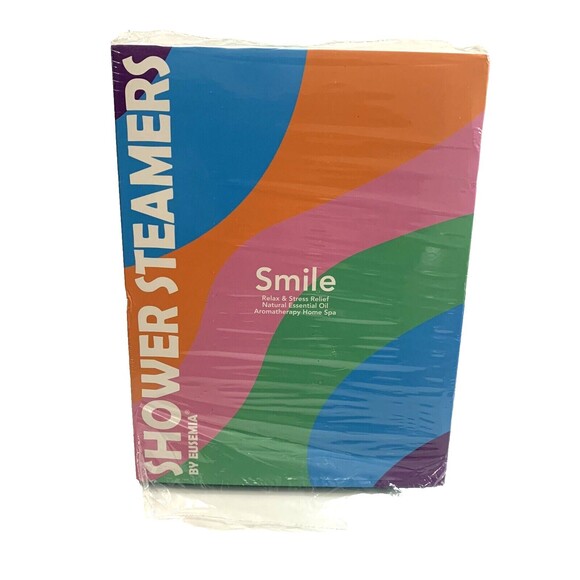 Eusemia Aromatherapy Shower Steamers Smile Assorted Colors Relax Spa 12 Pack - Picture 2 of 5
